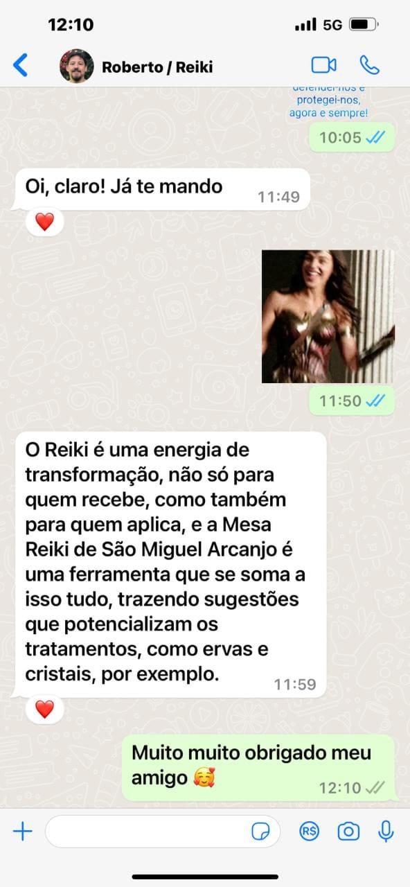 "A Mesa de São Miguel Arcanjo se soma trazendo sugestões que potencializam os tratamentos como ervas e os critais."